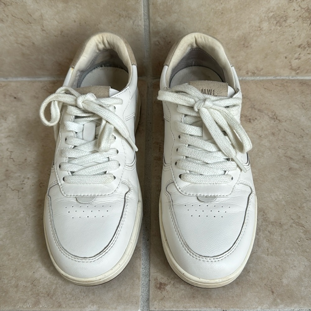Madewell Court Sneakers in Ivory White